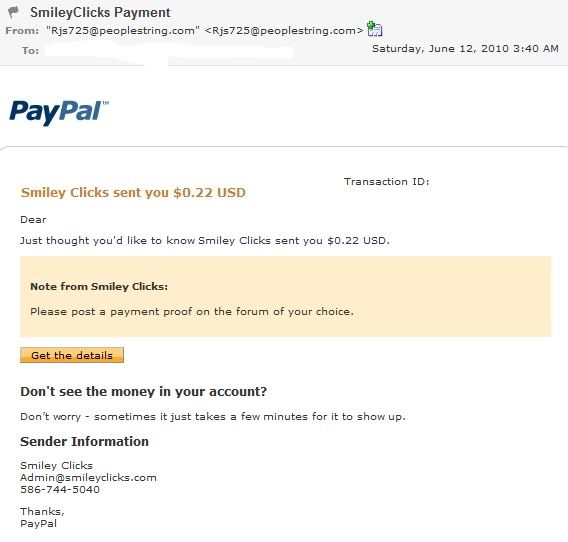smileyclicks 4th payt - 6/12/10
