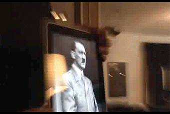 Hitler playing Xbox photo: Hitler cat Racist_Cat.gif