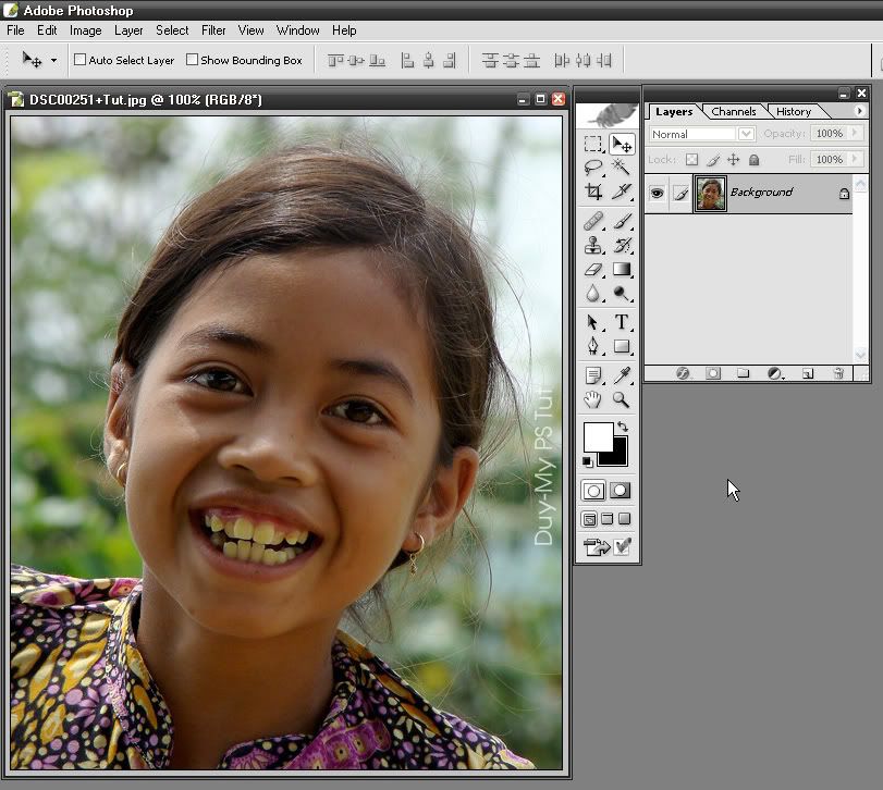 TutLamtrangrang02 Tẩy trắng răng ảnh chân dung bằng Photoshop