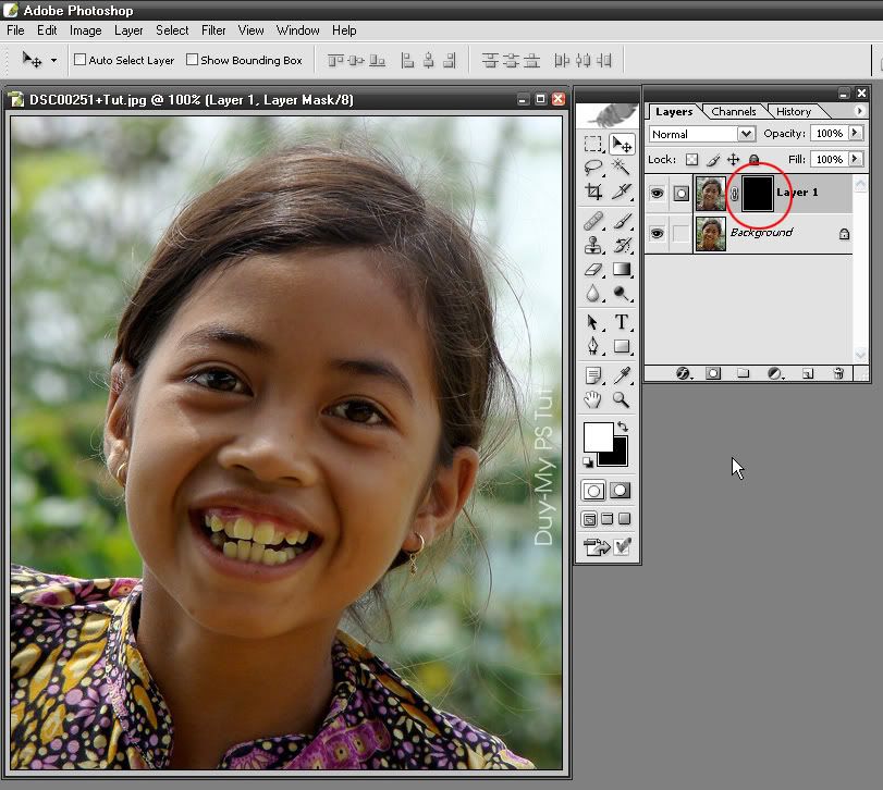 TutLamtrangrang06 Tẩy trắng răng ảnh chân dung bằng Photoshop