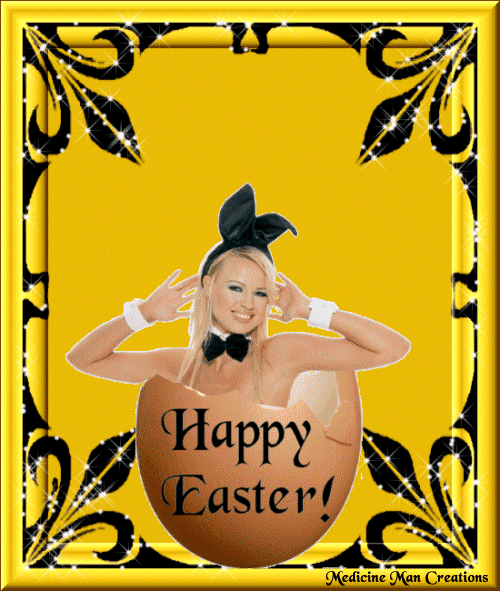 happy easter photo: Happy Easter EasterBunnyGirl.gif