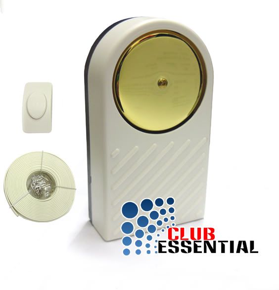 Heath Zenith Deluxe Wall Mounted Wired Door Chime Bell Doorbell Bell