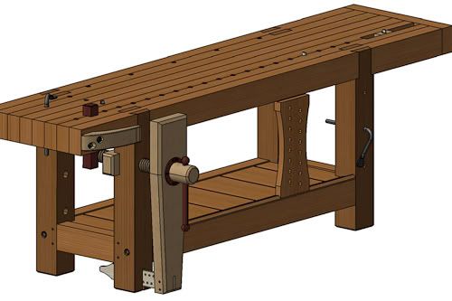 Woodworking Bench Vise Plans