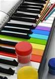 rainbow piano Pictures, Images and Photos