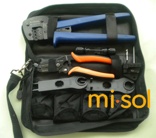 Kit of Solar PV Crimper for MC3 MC4 Connector, Crimping Connector 