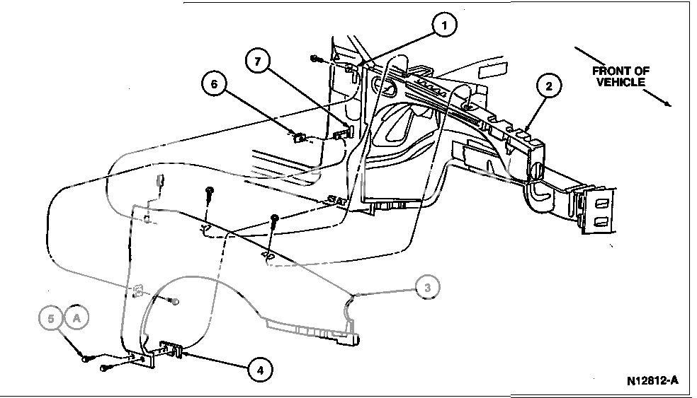 96 Ford taurus fender #8