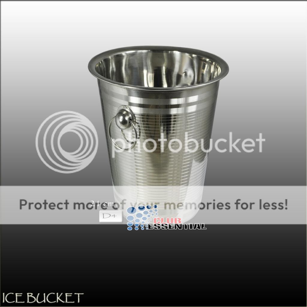 New Stainless Steel Champagne Ice Bucket Wine Cooler Bucket to Hold Your Drinks