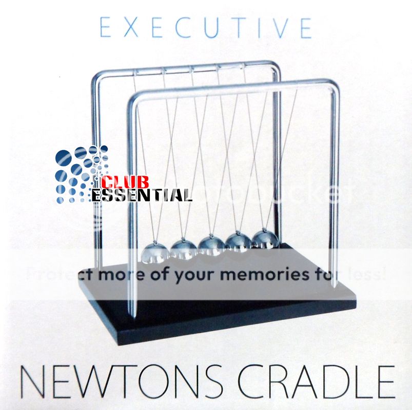 Newtons Cradle Executive Toy Kinetic Balls Gadget Office Desk Gift