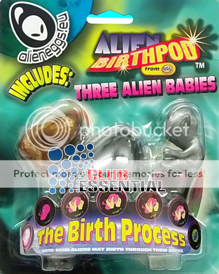 Alien Birthpod with 3 Babies Kids Toy from Planet Scardox Aliens Egg Baby