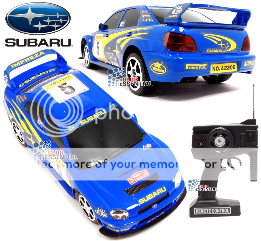 1 10 RC Radio Remote Control Subaru Impreza Racing Car Rechargeable Battery Toy